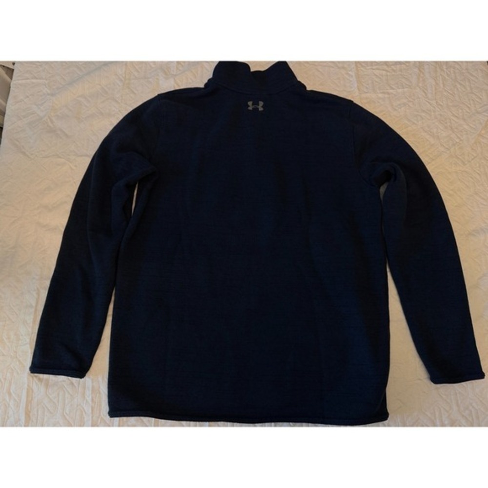 Under‎ Armour ColdGear 1/4 Zip Pullover Brown Fleece Lined Sweatshirt XL